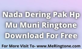 Nada Dering Pak Hp Mu Muni Download For Free