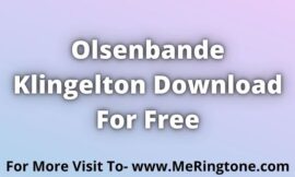 Olsenbande Klingelton Download For Free