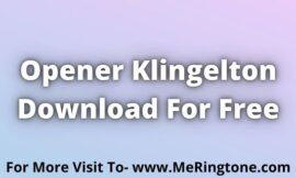 Opener Klingelton Download For Free