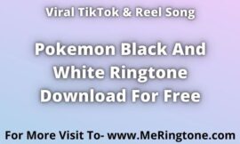 Pokemon Black And White Ringtone Download For Free