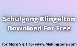 Schulgong Klingelton Download For Free