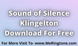 Sound of Silence Klingelton Download For Free