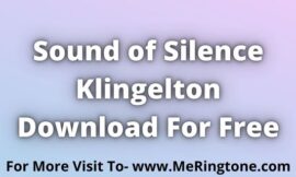 Sound of Silence Klingelton Download For Free