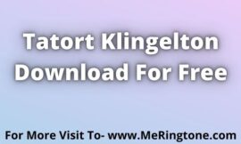 Tatort Klingelton Download For Free