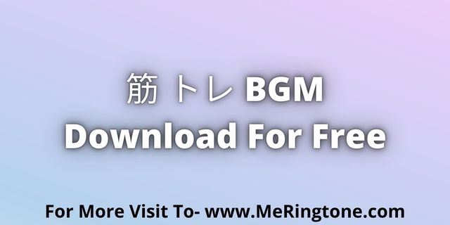 You are currently viewing 筋 トレ BGM Download For Free