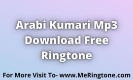Arabi Kumari Mp3 Download Free Ringtone
