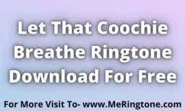 Let That Coochie Breathe Ringtone Download