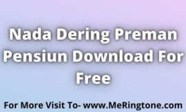 Nada Dering Preman Pensiun Download For Free