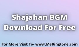 Shajahan Bgm Download For Free