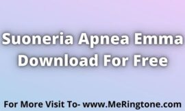 Suoneria Apnea Emma Download For Free