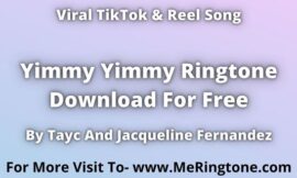 Yimmy Yimmy Ringtone Download For Free